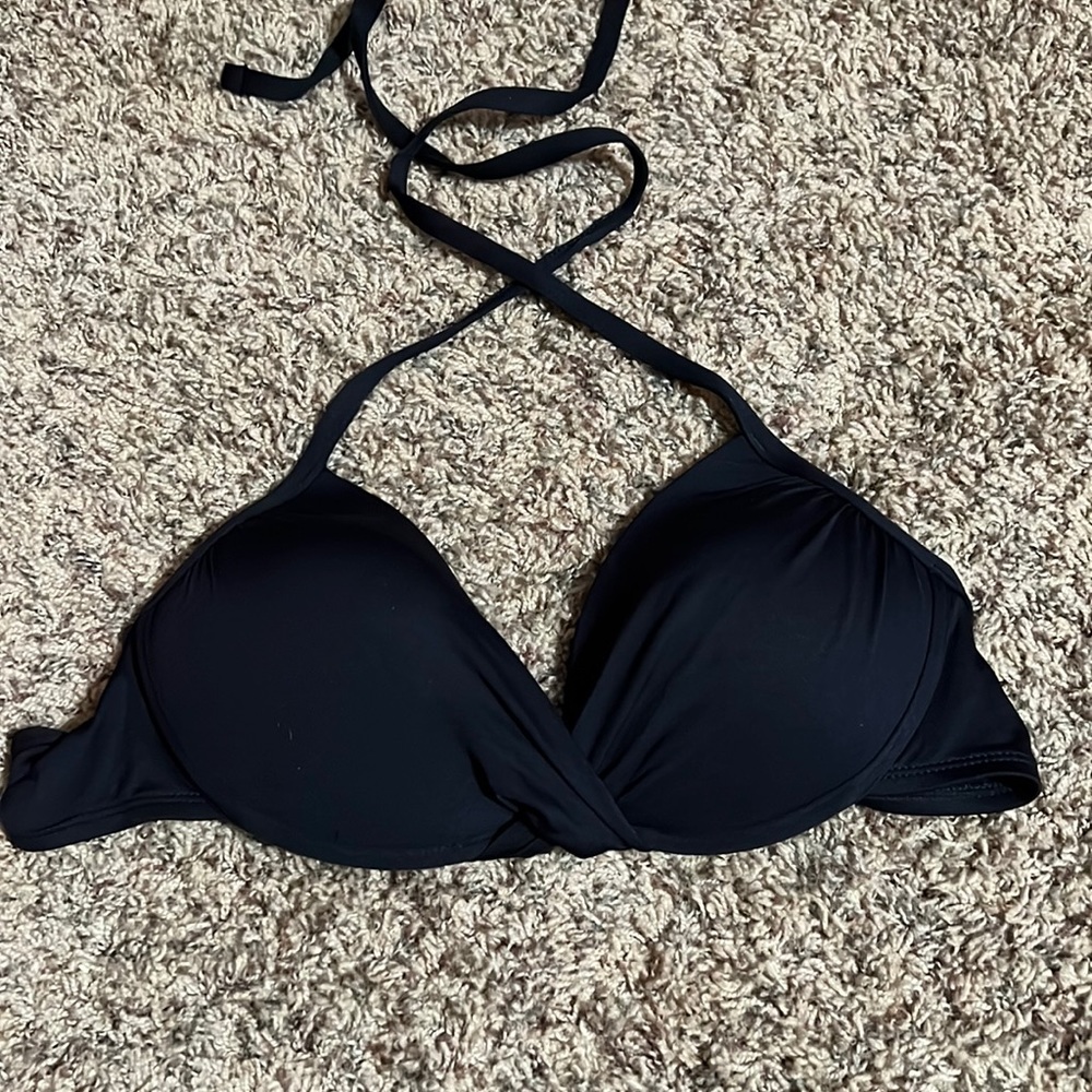 Black bikini top